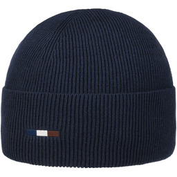 Czapka z Mankietem Uni Rib by bugatti, ciemnoniebieski, One Size
