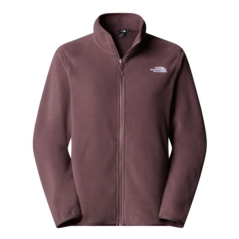 Bluza damska The North Face 100 Glacier Full-Zip Fleece 0A8D2FBQ71 - bordowa
