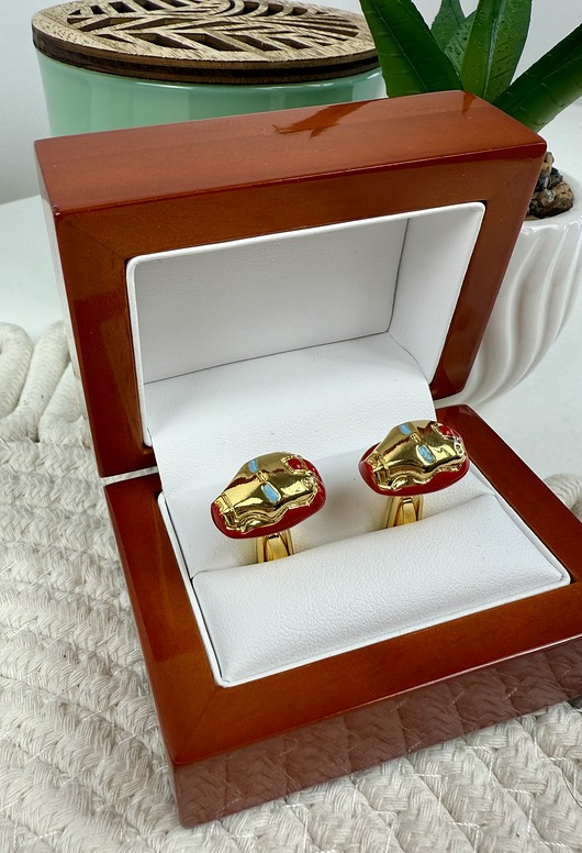 SPINKI DO MANKIETÓW koszuli mankietu iron man