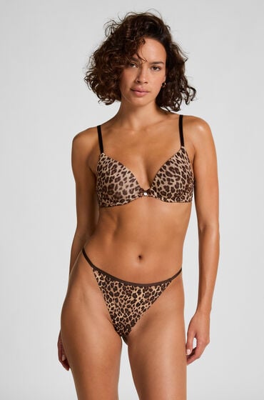 Hunkemöller Stringi bezszwowe Brązowy