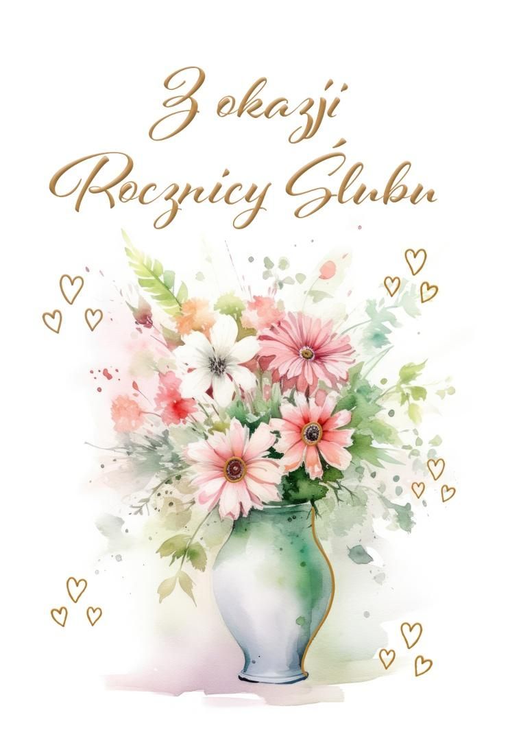 Kartka okolicznościowa Ogólna rocznica ślubu - artykuł papierniczy