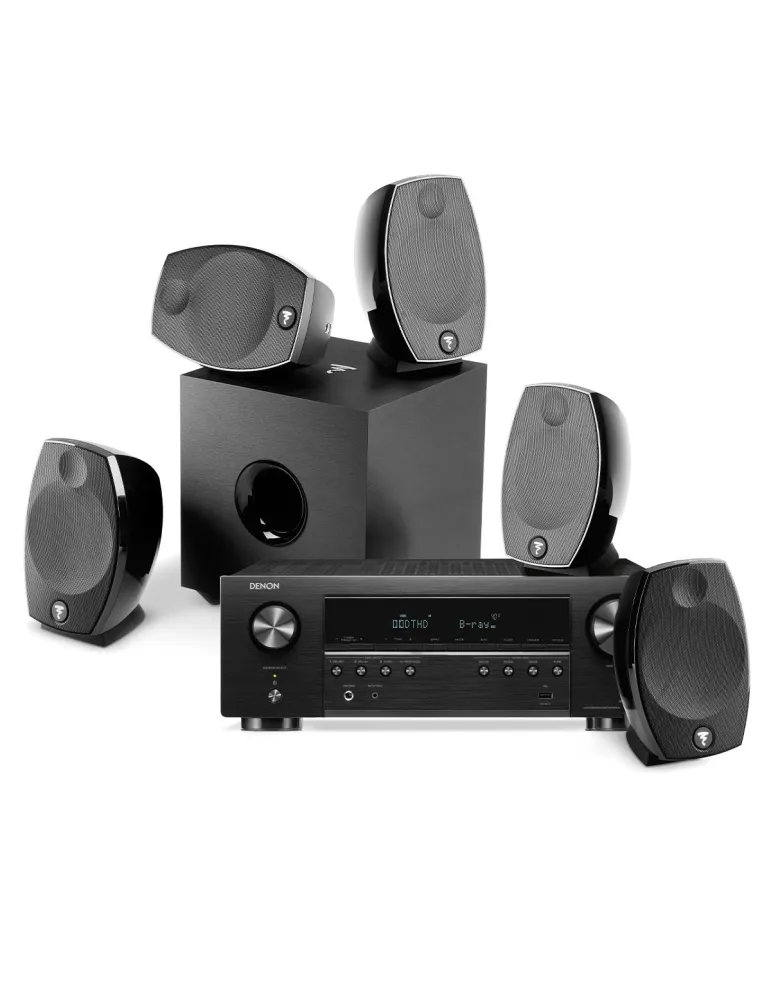 Zestaw kina domowego: Denon AVR-S660H + Focal Sib 5.1