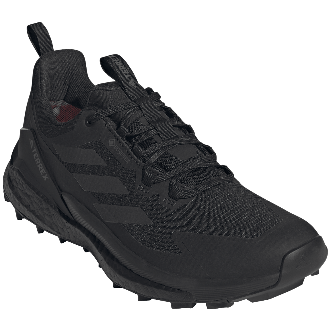 Męskie buty turystyczne Adidas Terrex Free Hiker 2 Low Gtx Rozmiar butów (UE): 46 2/3 / Kolor: czarny
