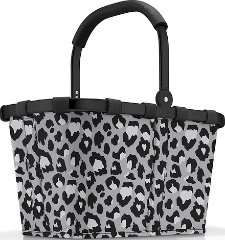 Koszyk Carrybag Frame w panterkę szary