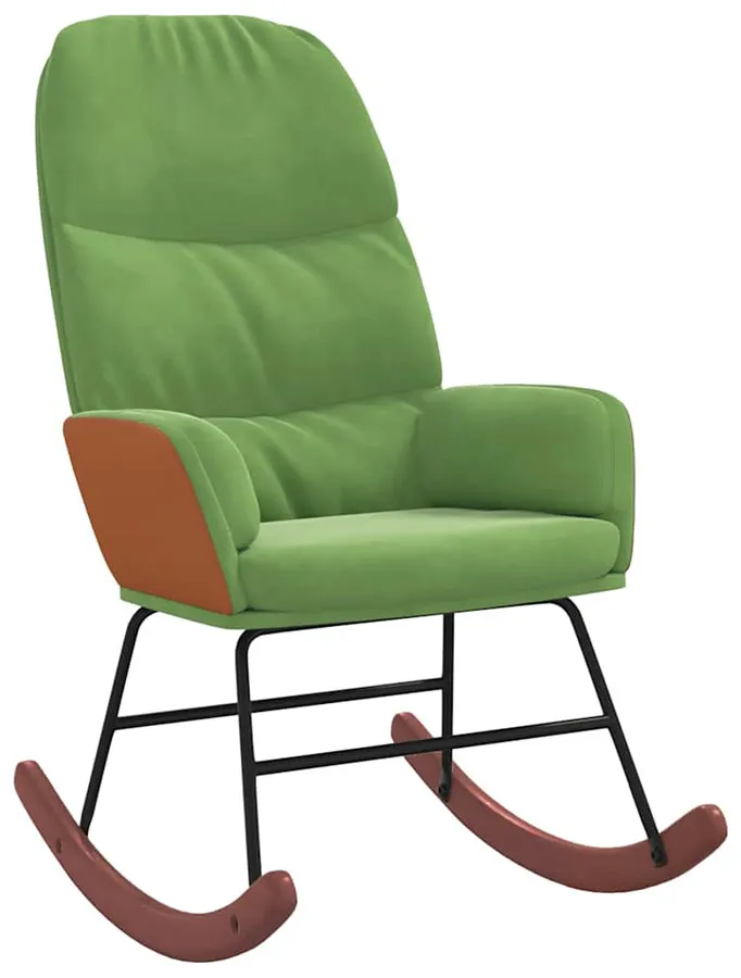 Jasnozielony fotel bujany - Ulli