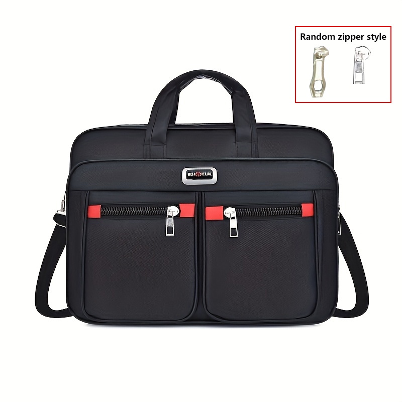 TEMU Męska torba o dużej pojemności – trwała, wielowarstwowa, idealna do codziennych dojazdów i podróży służbowych