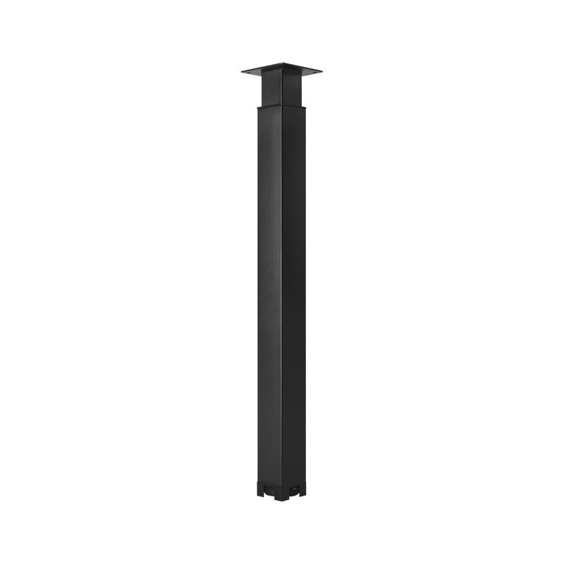 Noga meblowa teleskopowa kwadratowa regulowana 75-110 cm czarna