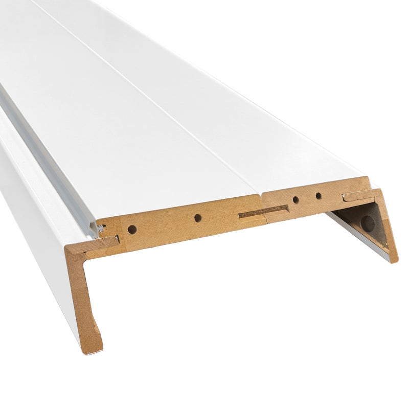 Belka górna 90 ościeżnicy regulowanej biała zakres regulacji 380-420 mm opaska 60 mm Artens