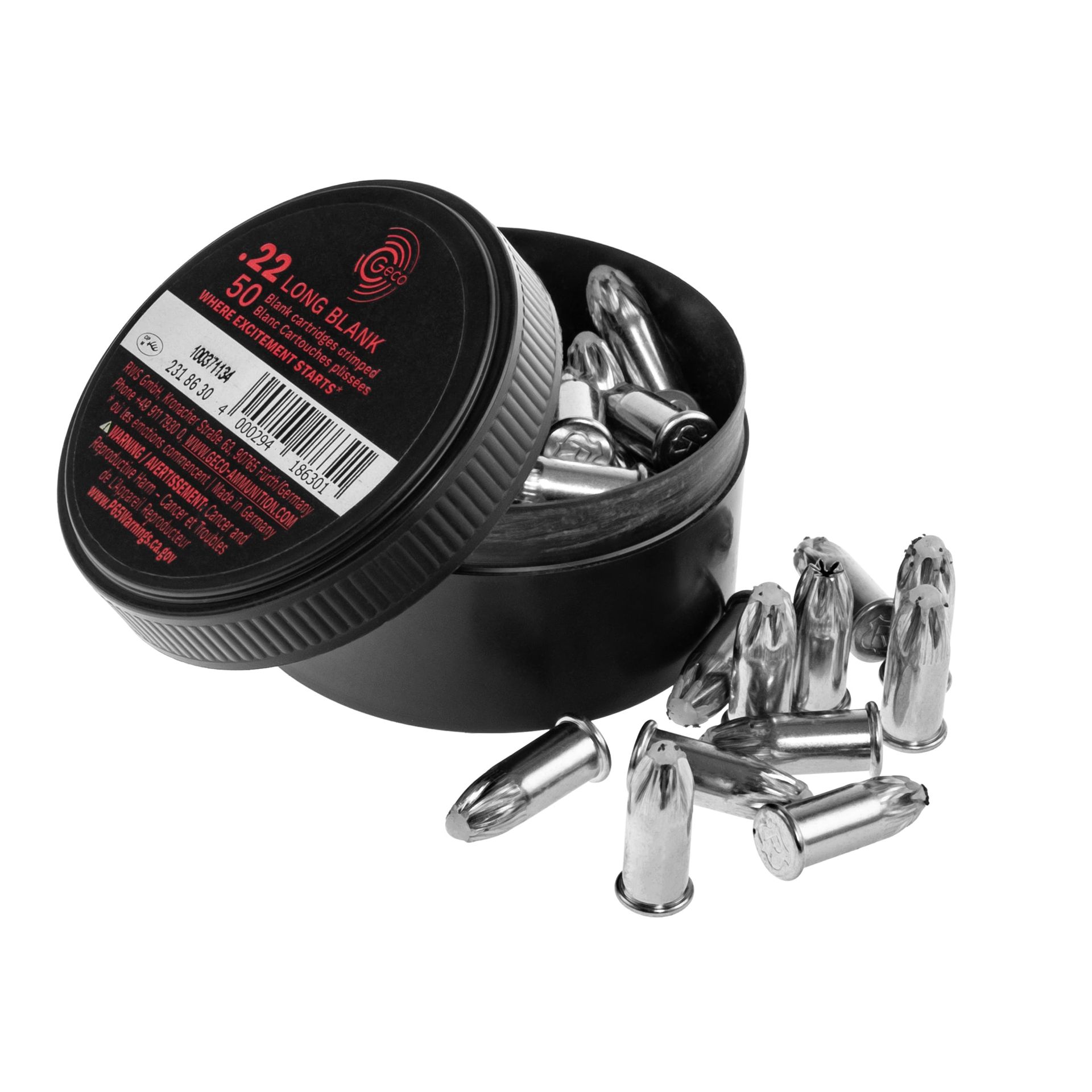 HEGE Naboje hukowe Ruag Long 6 mm długie - 50 szt.