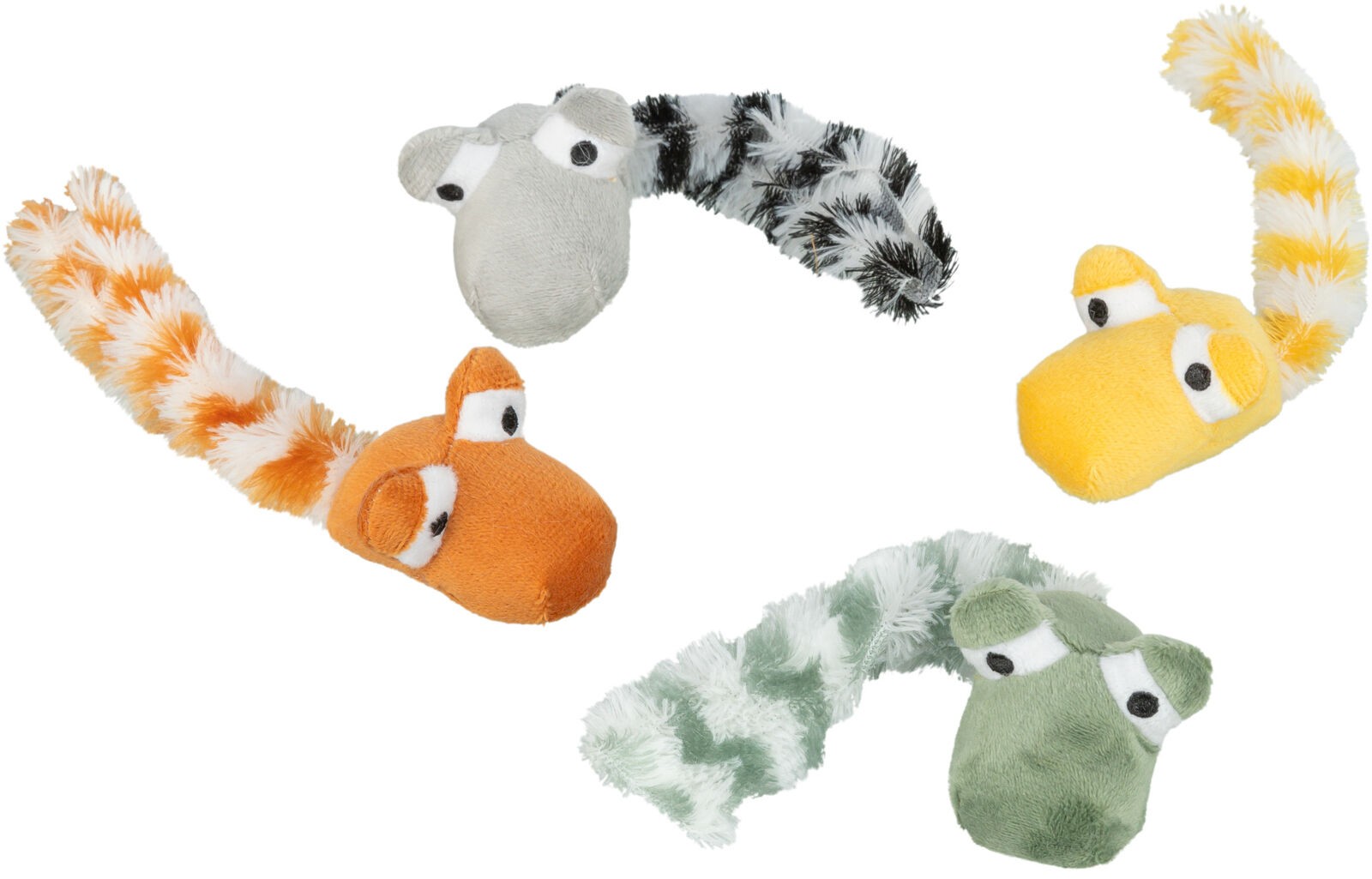 TRIXIE Wąż zabawka dla kota z kocimiętką 20 cm - mix kolorów 1szt.