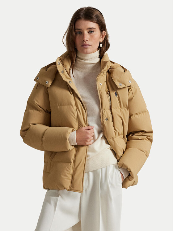 Polo Ralph Lauren Kurtka puchowa 211971190001 Beżowy Relaxed Fit