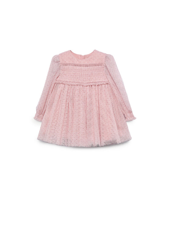 Abel & Lula Sukienka elegancka 5506 Różowy Regular Fit