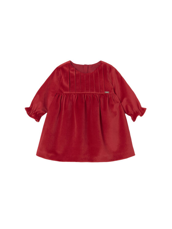 Mayoral Sukienka elegancka 2819 Czerwony Regular Fit