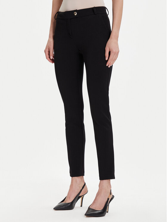 Rinascimento Chinosy CFC0126226003 Czarny Slim Fit