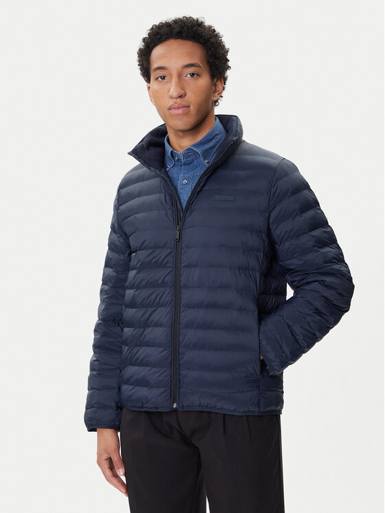 Calvin Klein Kurtka przejściowa LV04LC506G Granatowy Regular Fit