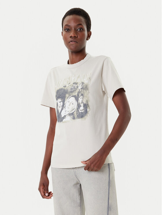 adidas T-Shirt 20th Century Fox Disney JX1282 Beżowy Regular Fit