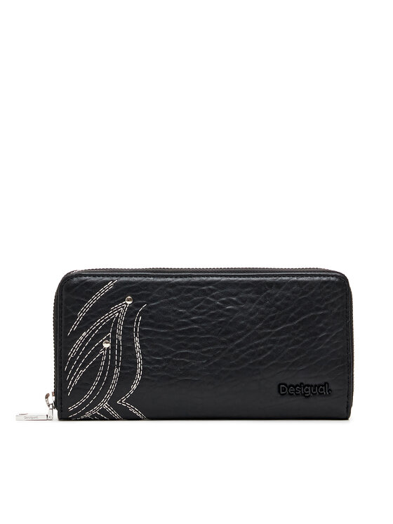 Desigual Duży Portfel Damski 25SAYP09 Czarny
