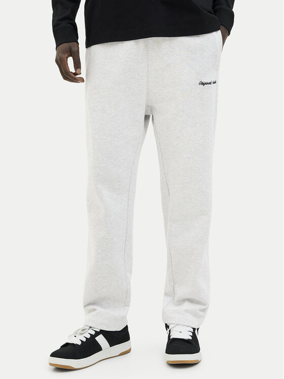 Jack&Jones Spodnie dresowe Kane Norrebro 12282553 Szary Relaxed Fit