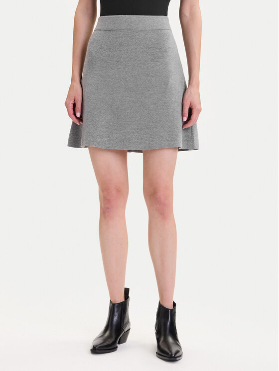 Vero Moda Spódnica mini Saba 10325944 Szary Regular Fit