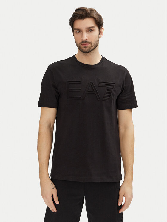 EA7 Emporio Armani T-Shirt 7M000149 AF14772 UC001 Czarny Regular Fit