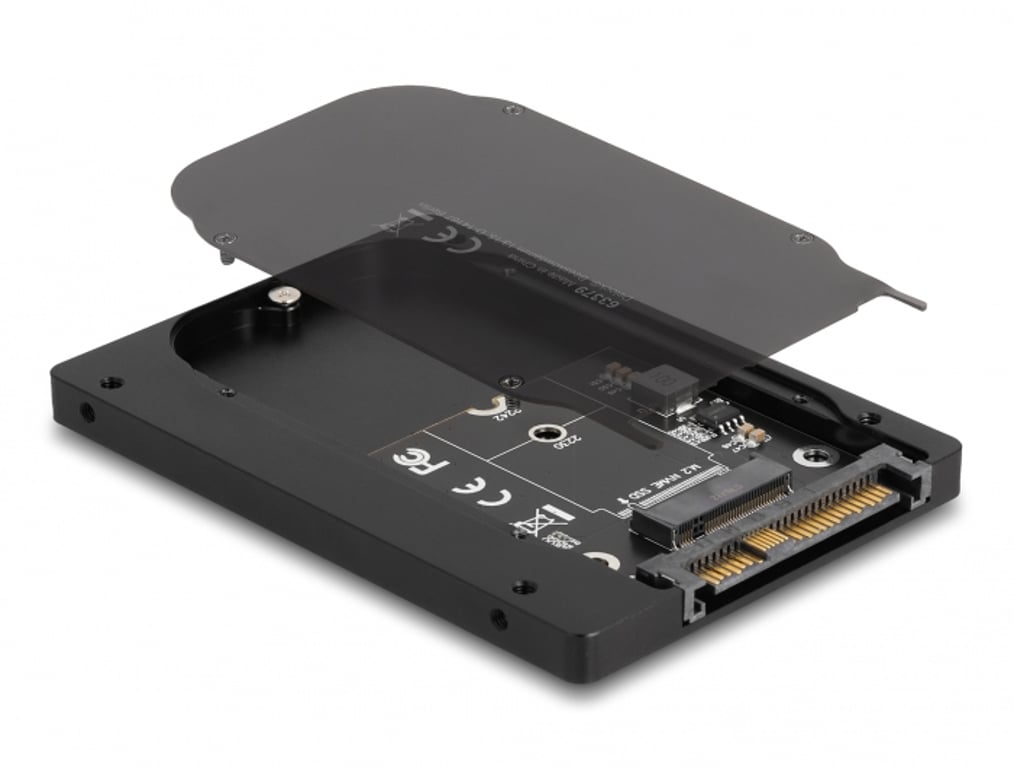 DeLOCK Konwerter 2.5″ U.2 SFF-8639 do M.2 NVMe z wpustem M - 7 mm wysokości