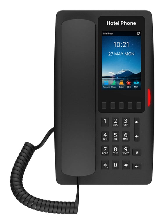 Fanvil H6W telefon VoIP Czarny 2 linii Wi-Fi