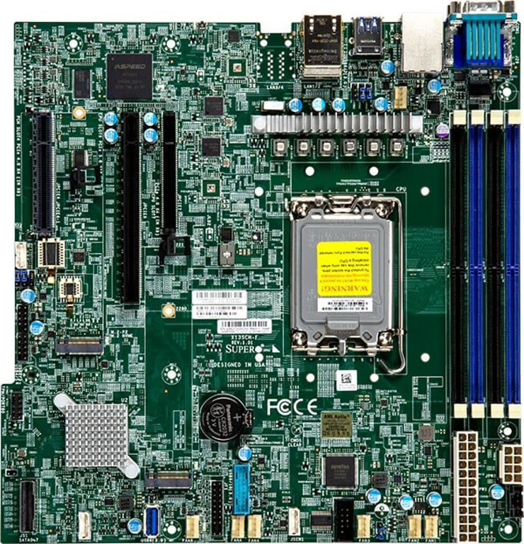 Supermicro MBD-X13SCH-F Intel® C226 LGA 1700 micro ATX