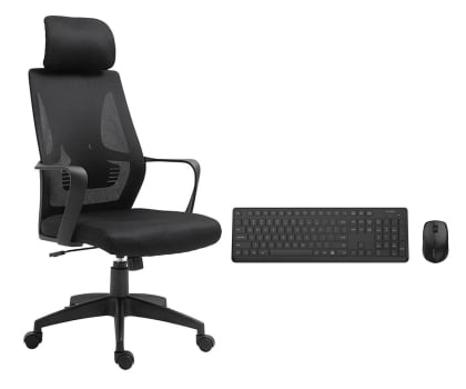 Silver Monkey Fotel biurowy SMO-650 + S42 Wireless Set