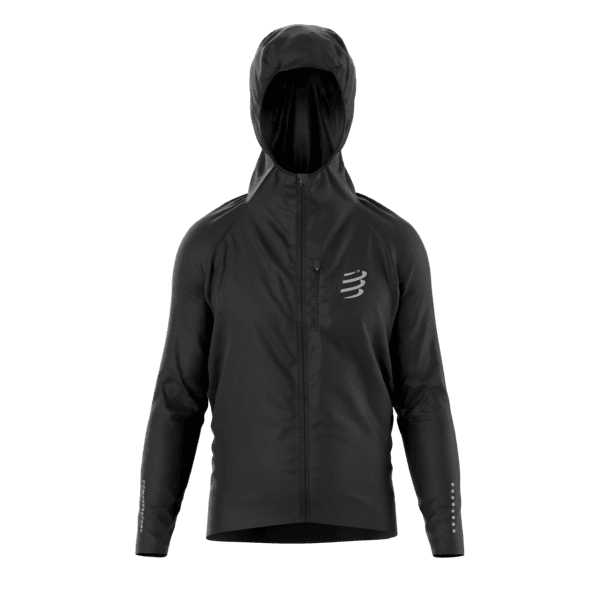 COMPRESSPORT Kurtka biegowa przeciwdeszczowa THUNDERSTORM WATERPROOF JACKET black
