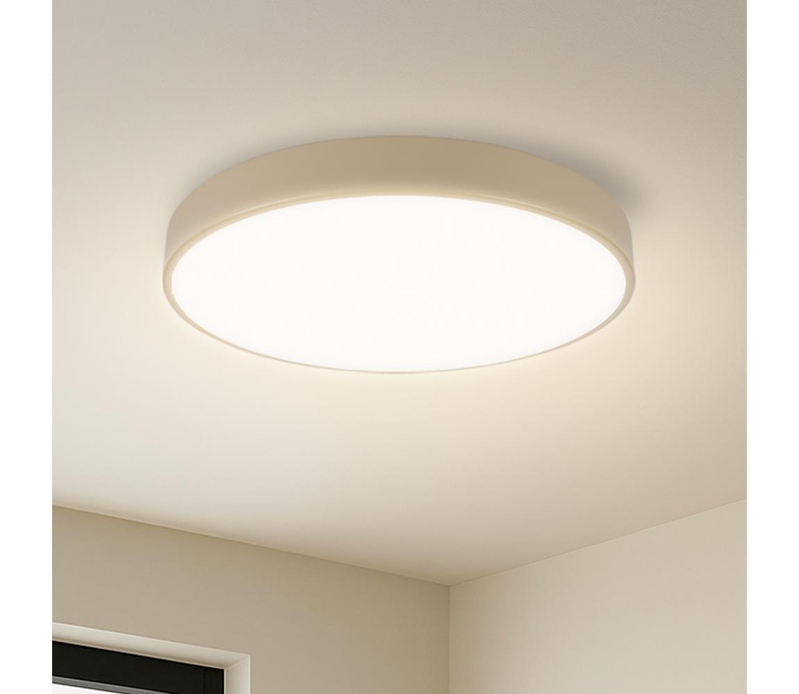 Brilagi - LED Dimmable Lampa Sufitowa POOL SMART LED/48W/230V Ø 40 cm Wi-Fi Tuya beżowa + Pilot