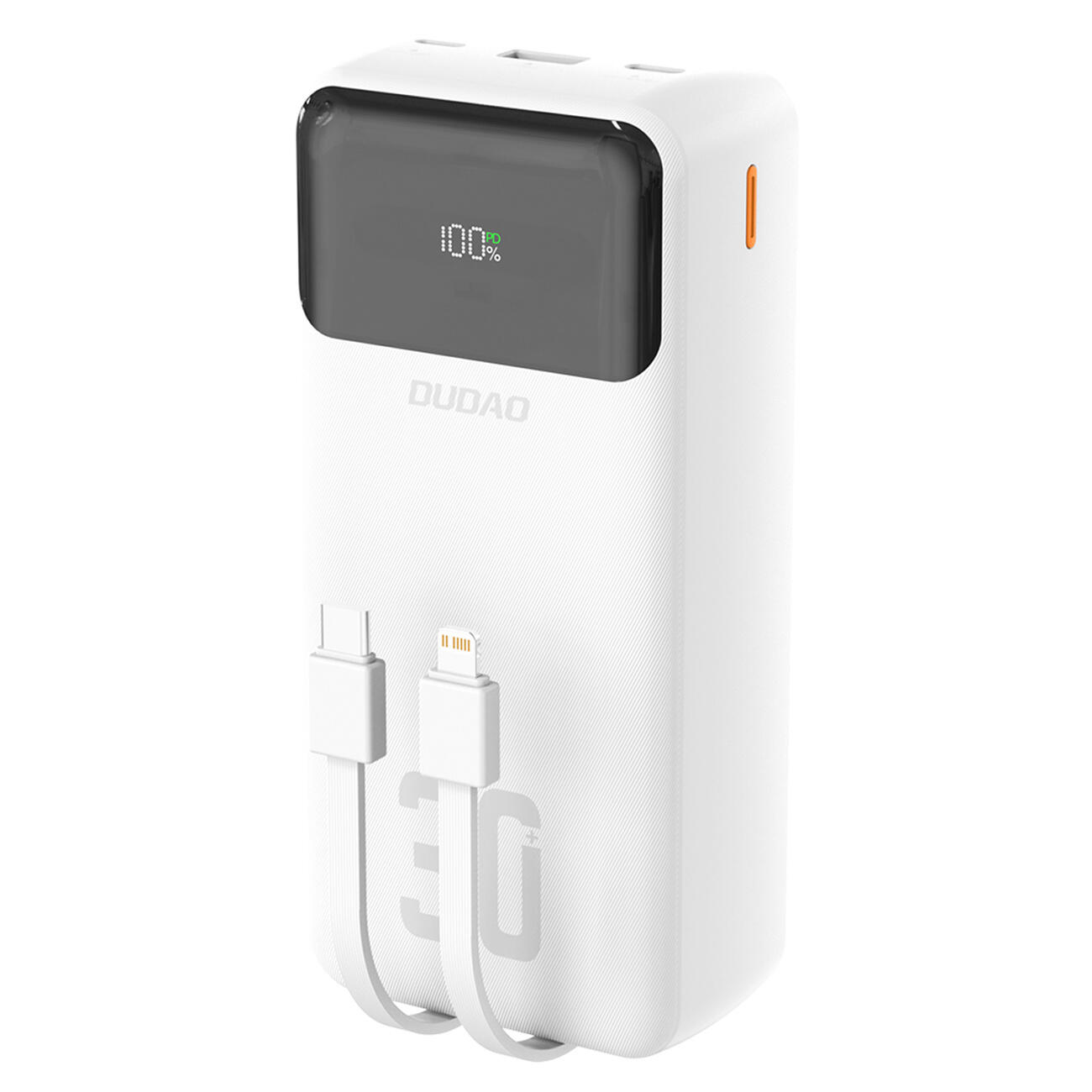 Dudao K15Max 30000mAh 22.5 Watt Hvid