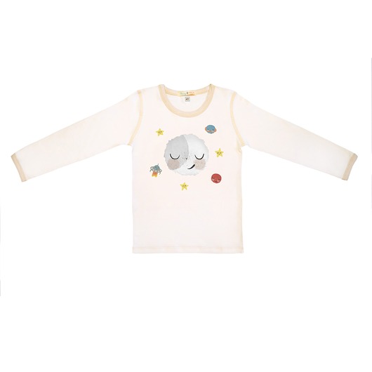 T-shirt dziecięcy z księżycem