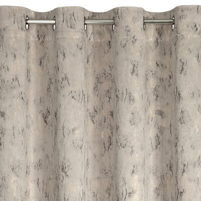 Zasłona EUROFIRANY Kornelia 140 x 250 cm Jasnobeżowo-złoty