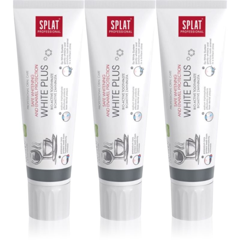Splat Professional White Plus bioaktywna pasta do zębów do bezpiecznego wybielania i ochrony szkliwa