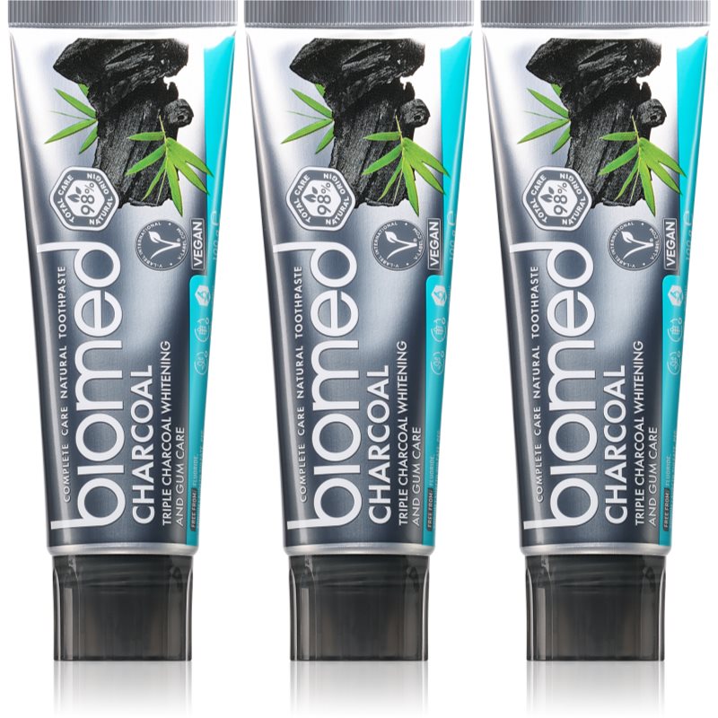 Biomed Charcoal wybielająca pasta do zębów z aktywnym węglem