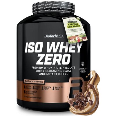 Odżywka białkowa BIOTECH Iso Whey Zero Caffe Latte (1816 g) Bez cukru