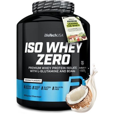 Odżywka białkowa BIOTECH Iso Whey Zero Kokosowy (1816 g) Bez cukru