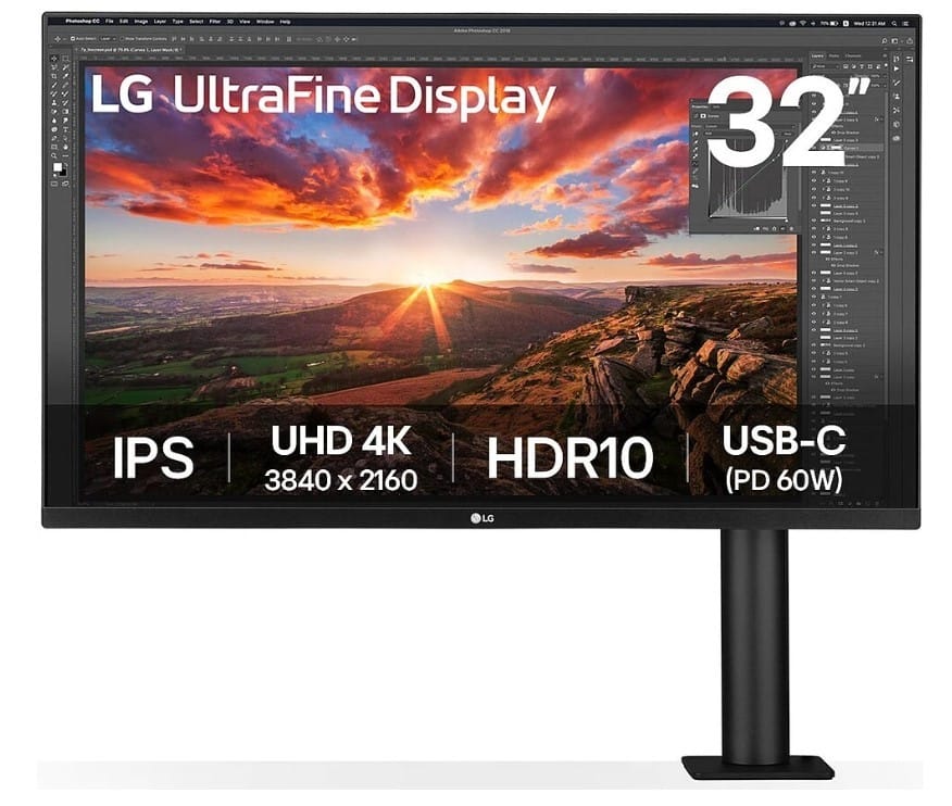 LG UltraFine Ergo 32UN880K-B 32