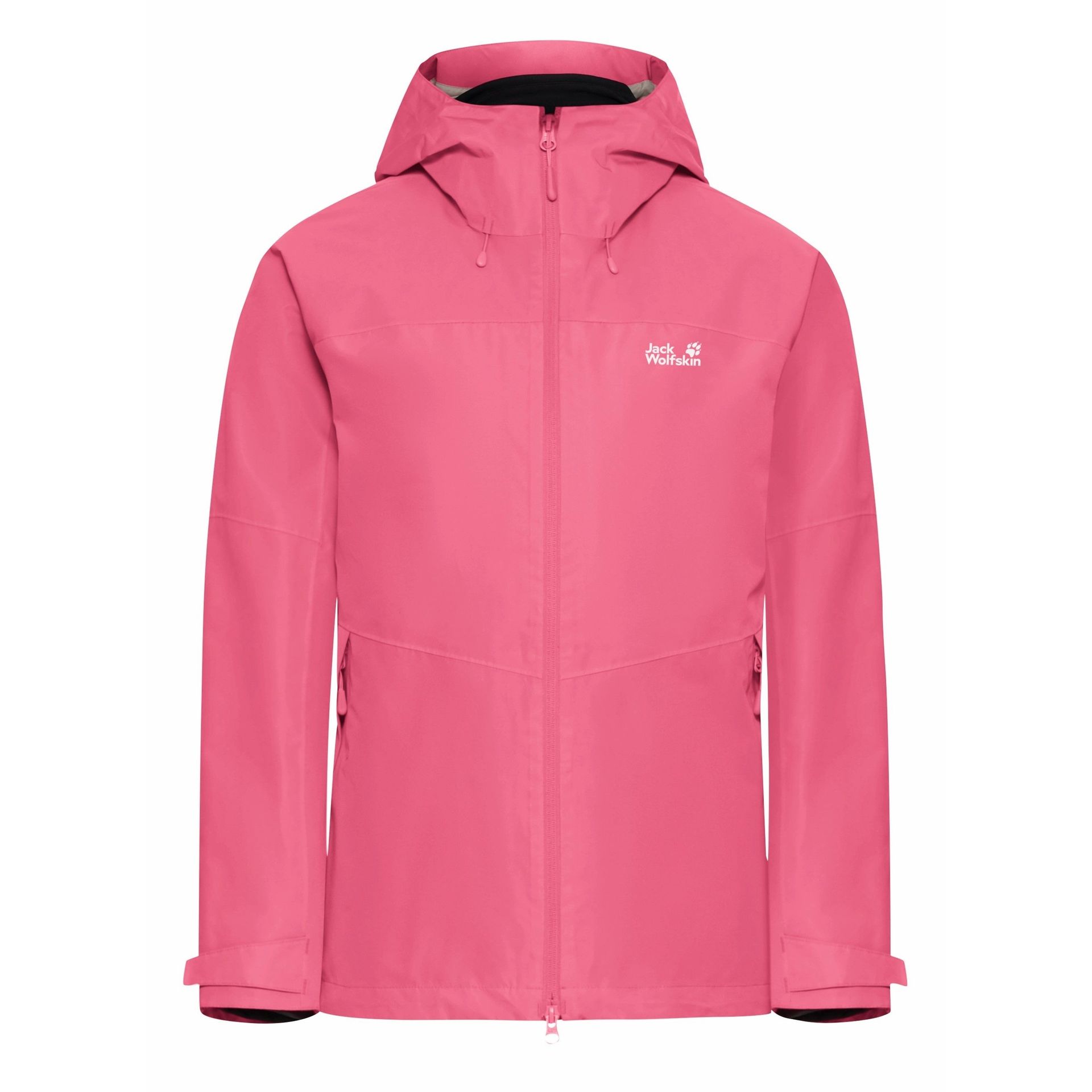 Damska kurtka ocieplana 3w1 Jack Wolfskin WILD PLACES 3IN1 JKT W bubblegum - XS