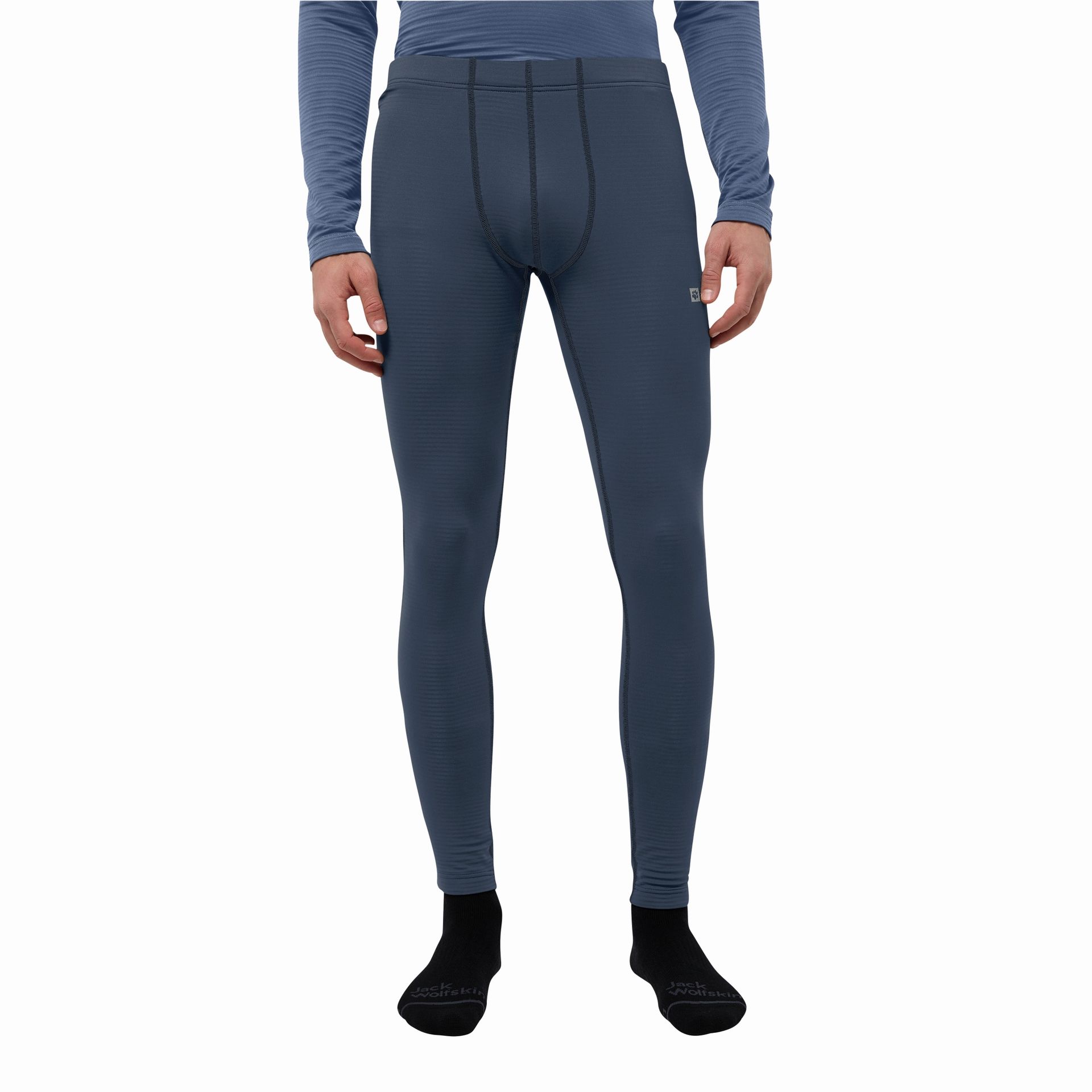 Męskie legginsy ocieplane Jack Wolfskin INFINITE WARM PANTS M midnight sky - S
