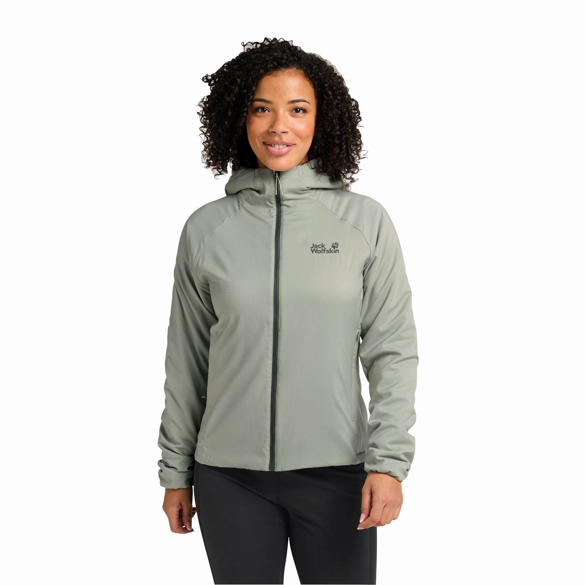Damska kurtka zimowa Jack Wolfskin PRELIGHT INS JKT W mint leaf - XS