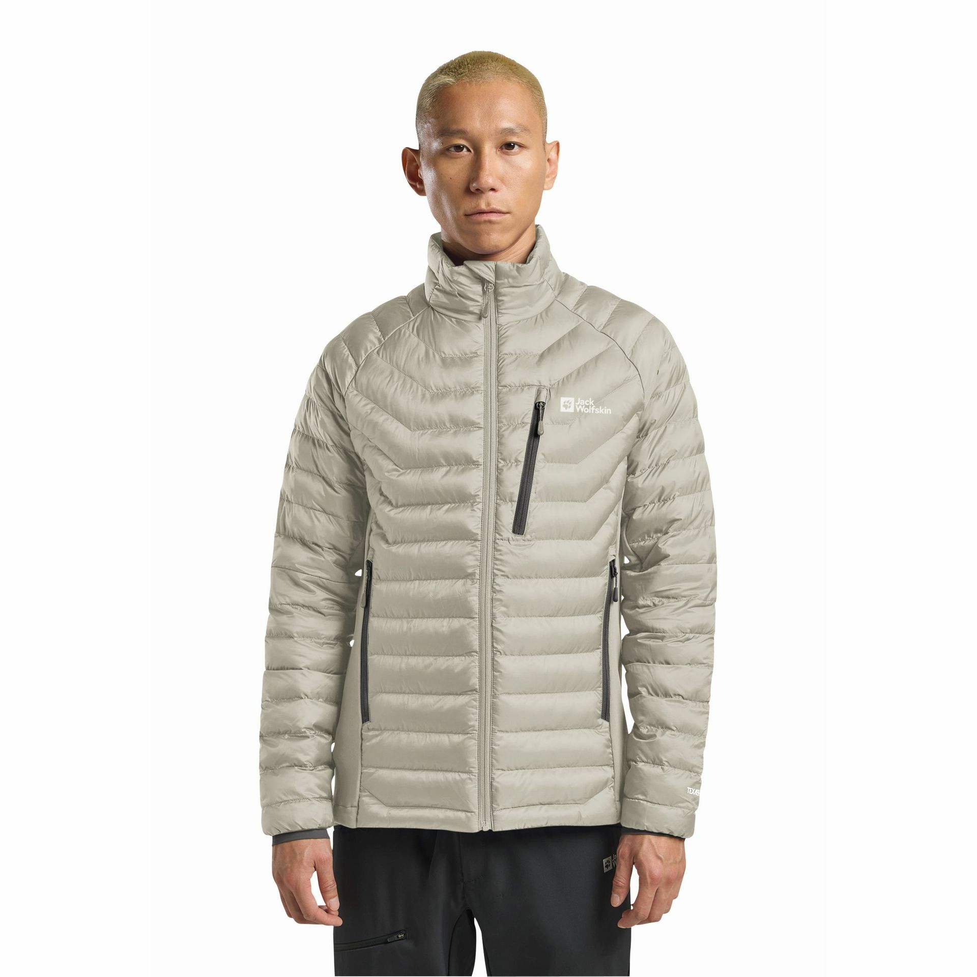 Męska kurtka hybrydowa Jack Wolfskin ROUTEBURN PRO INS JKT M Linen - S