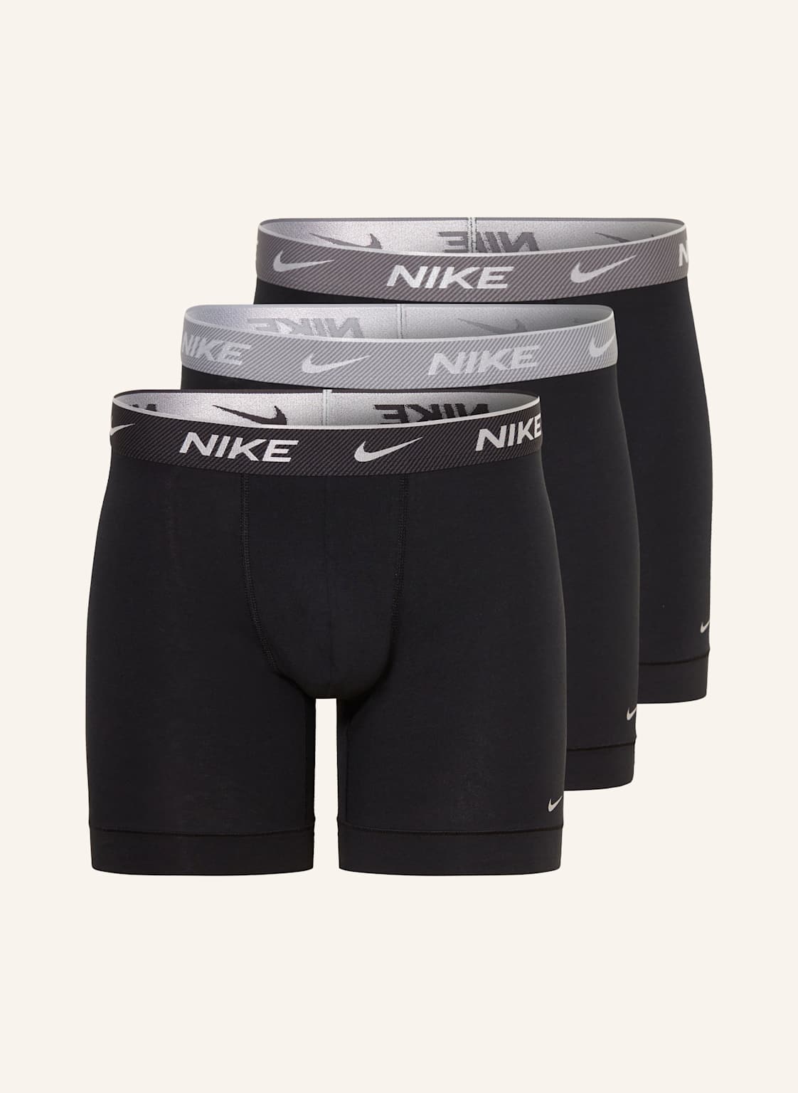 Nike Bokserki Dri-Fit Everyday Cotton Stretch, 3 Szt. schwarz