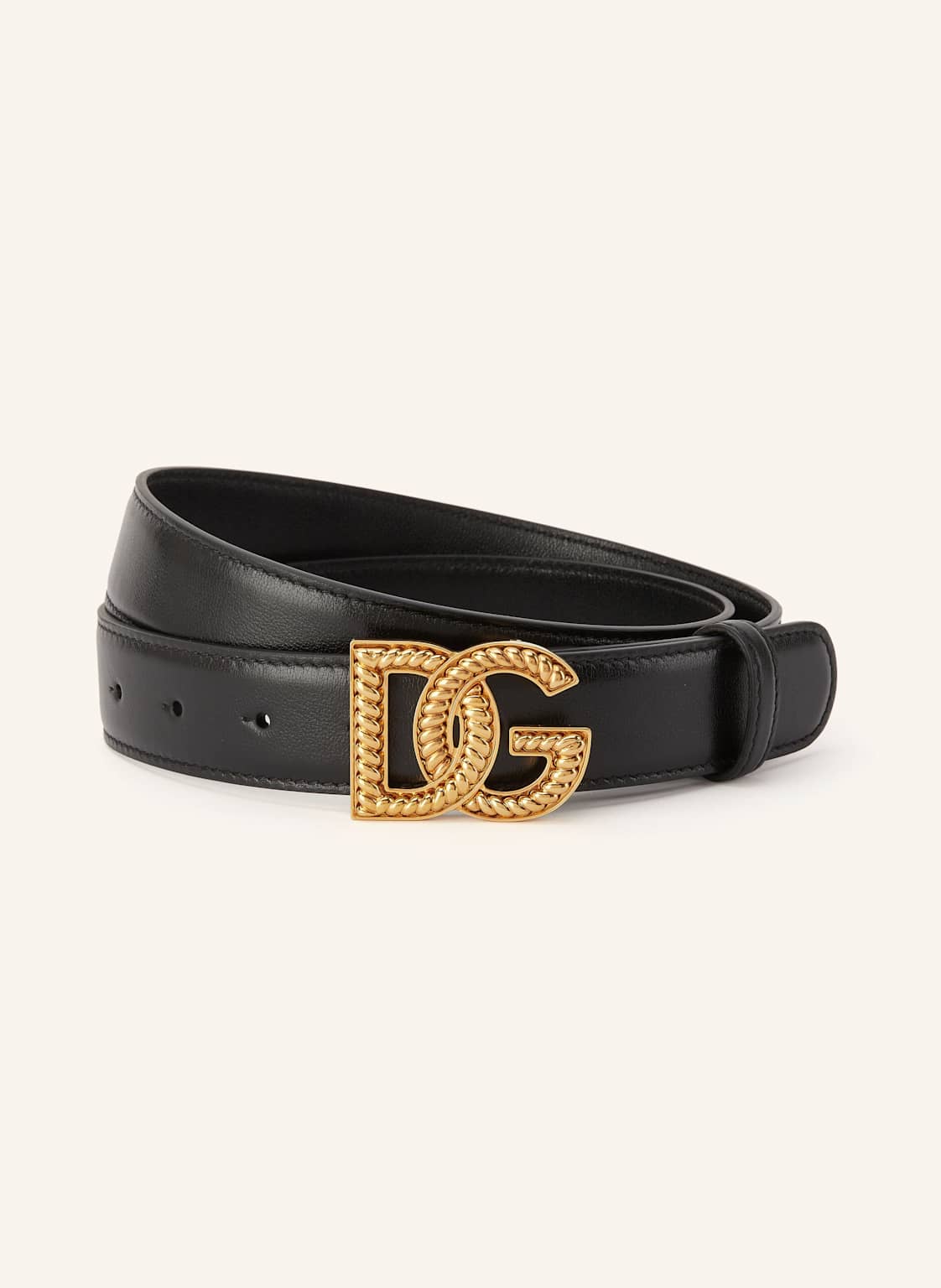 Dolce & Gabbana Pasek Skórzany schwarz