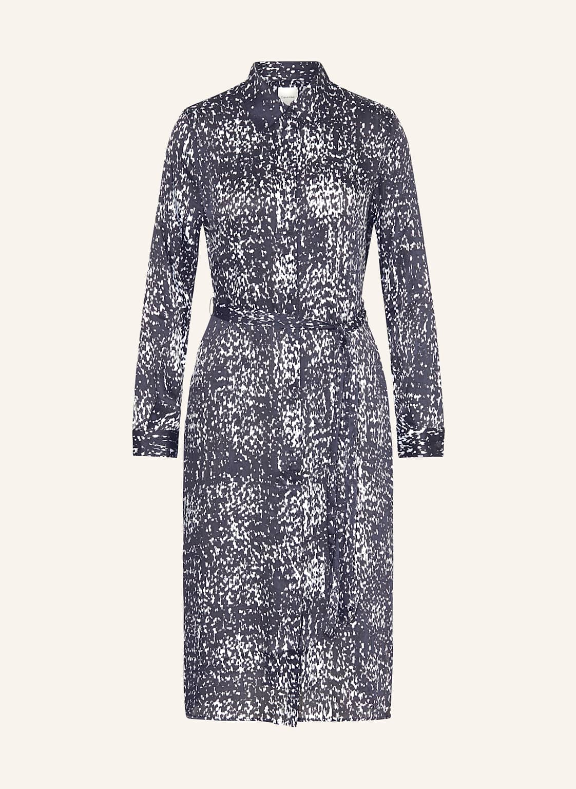 Calvin Klein Sukienka Koszulowa Z Satyny blau