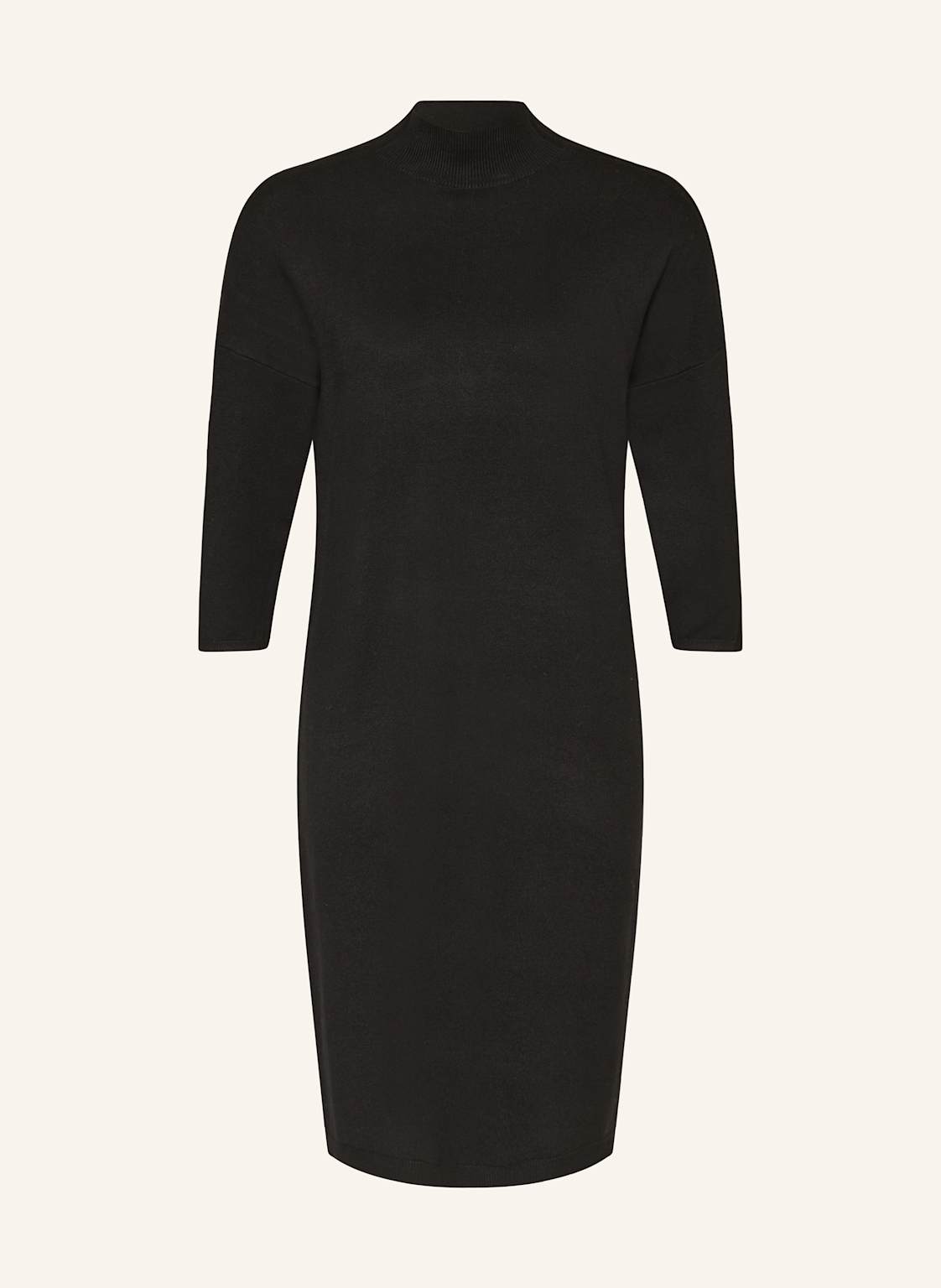 Comma Sukienka Z Dzianiny schwarz