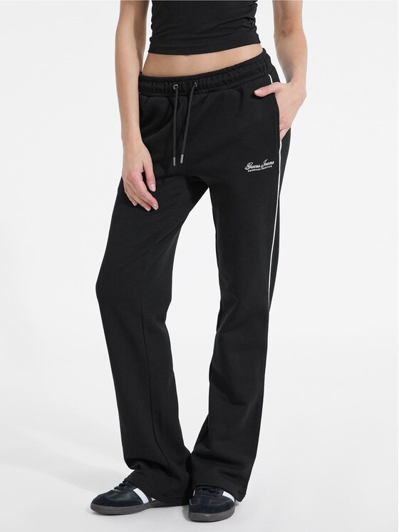 Guess Jeans Spodnie materiałowe 176211 Czarny Slim Fit