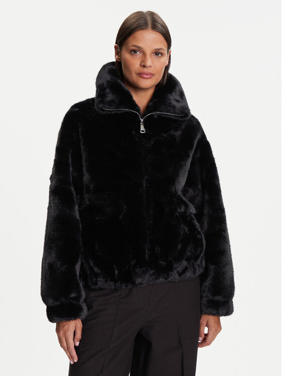 Kontatto Futro Alba GV102N Czarny Regular Fit