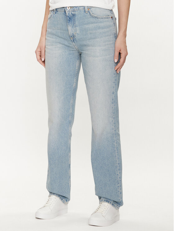 Mustang Jeansy Brooke 1013427 Niebieski Straight Fit
