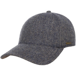 Czapka Plano Wool by Stetson, beżowo-niebieski, S (54-55 cm)